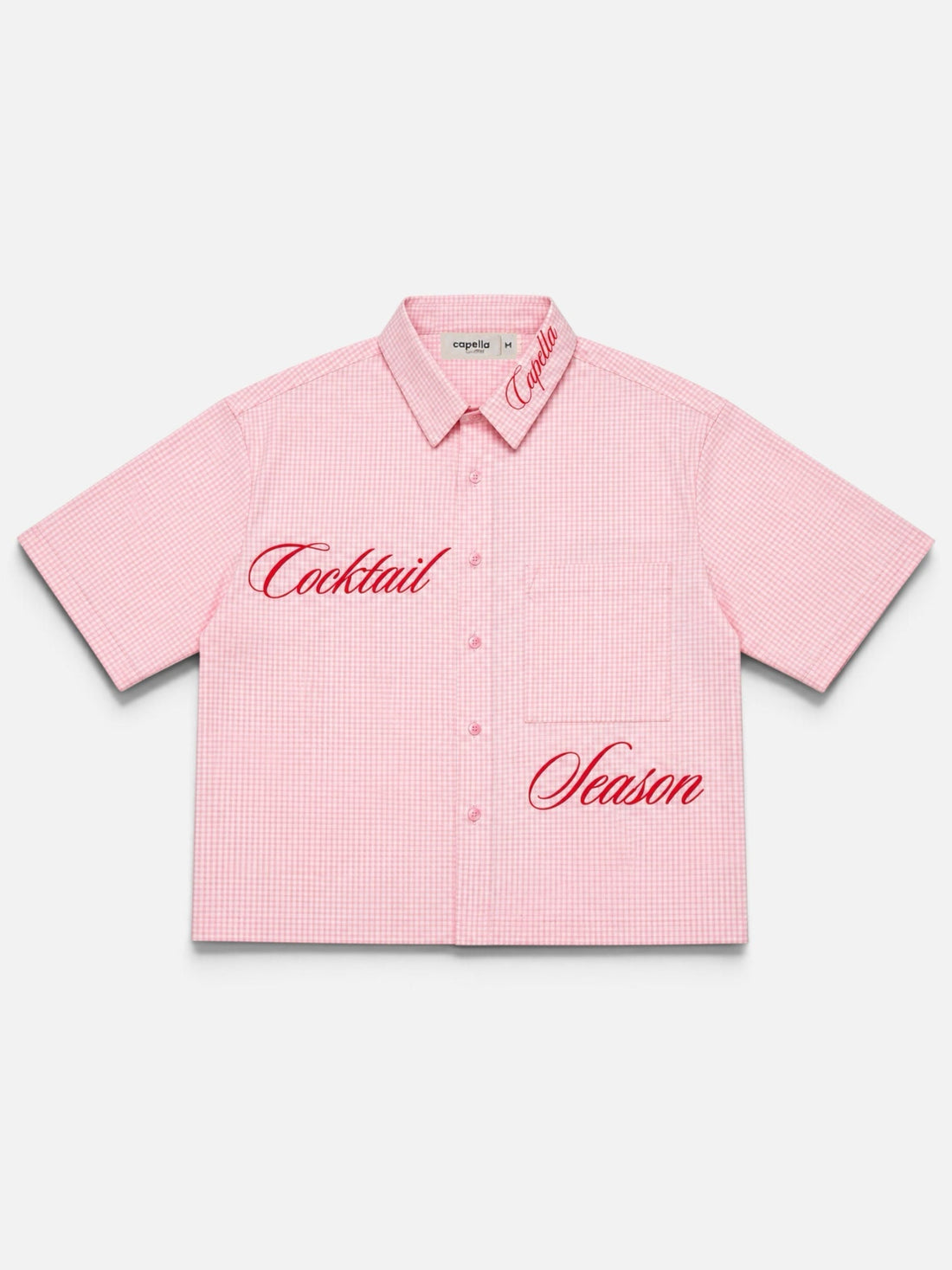 Capella Fits After 7 PM Shirt with a boxy cropped fit